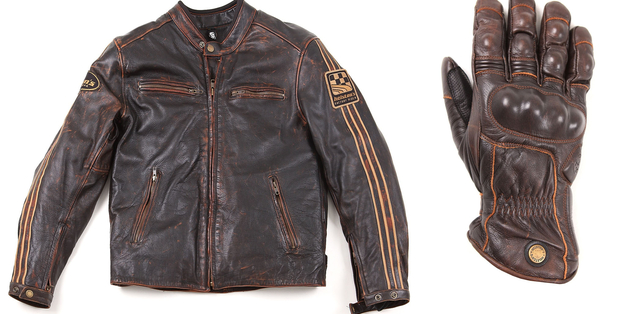 Blouson et gants Oldies chez Helstons